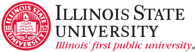 Illinois State University Logo. Illinois first public university.